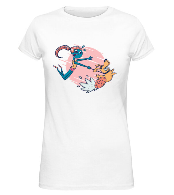  model  pe tricou