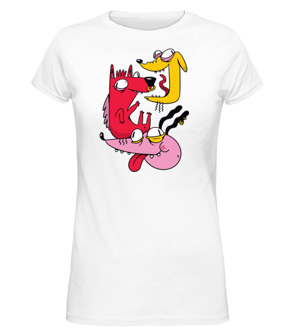  model  pe tricou