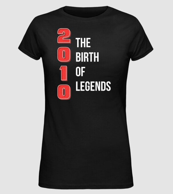 2010 the birth of legends model negru pe tricou