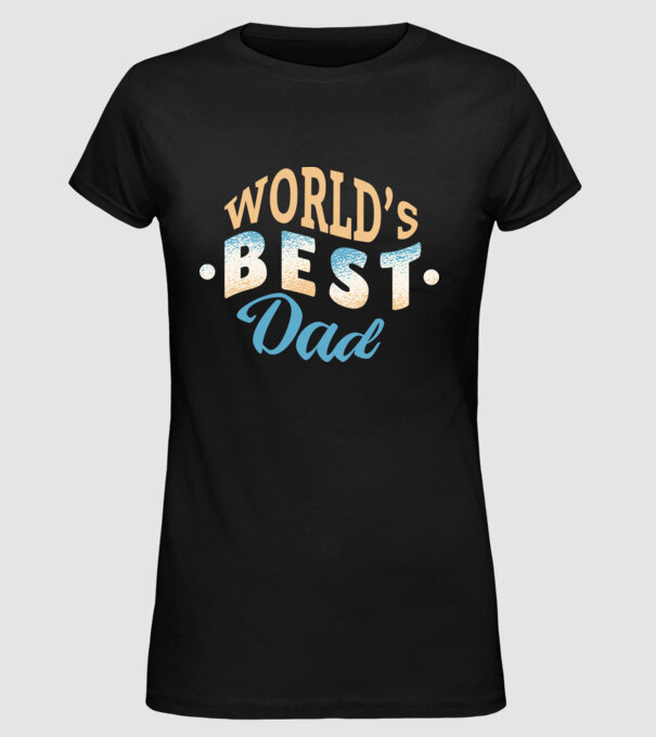 Cel mai bun Tătic din lume model negru pe tricou