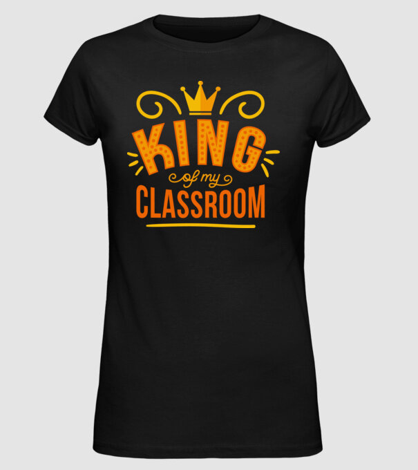 Regele clasei model negru pe tricou