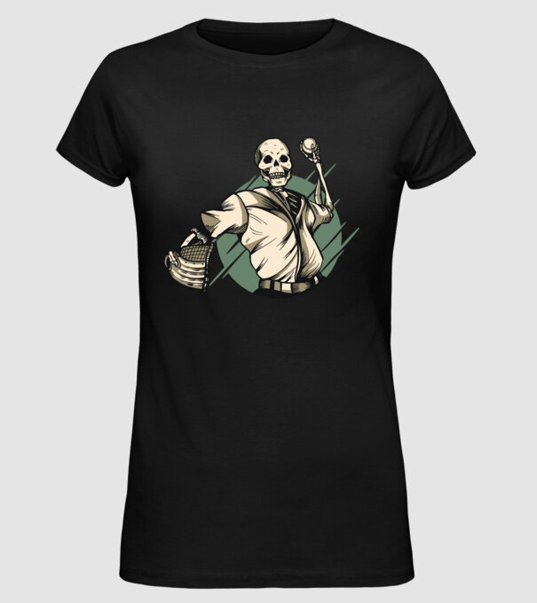 Schelet Baseball model negru pe tricou