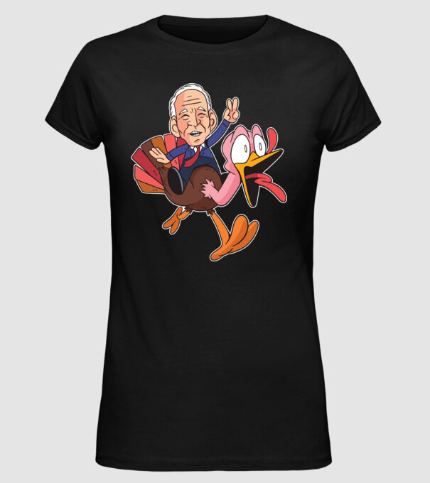 Biden Thanksgiving model negru pe tricou