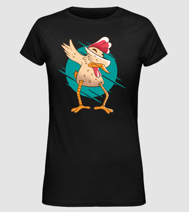 Pui DAB model negru pe tricou