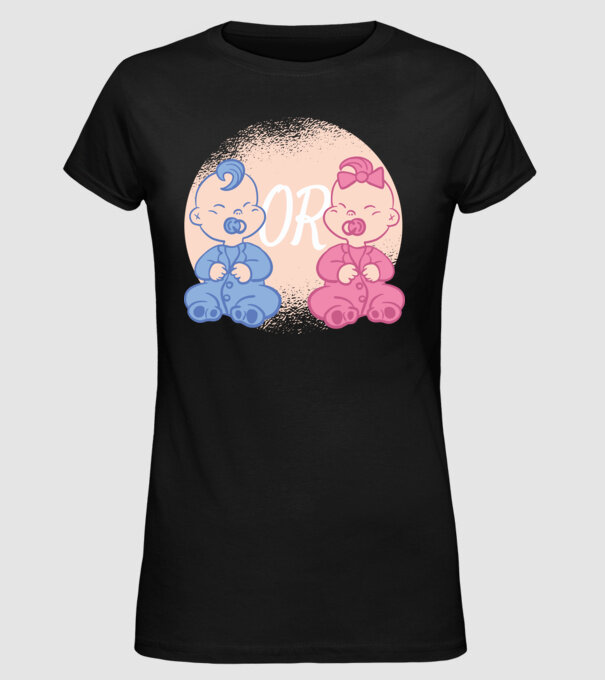 Băiat sau fată model negru pe tricou