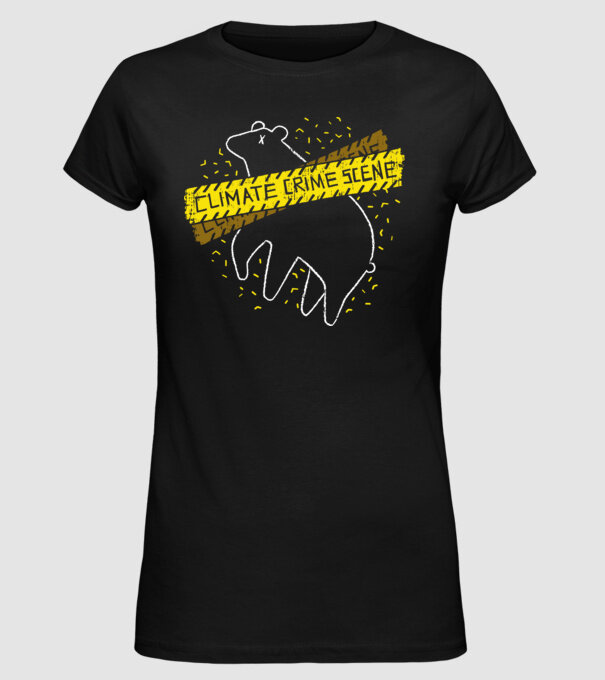 Încălzire globală studiul locației model negru pe tricou