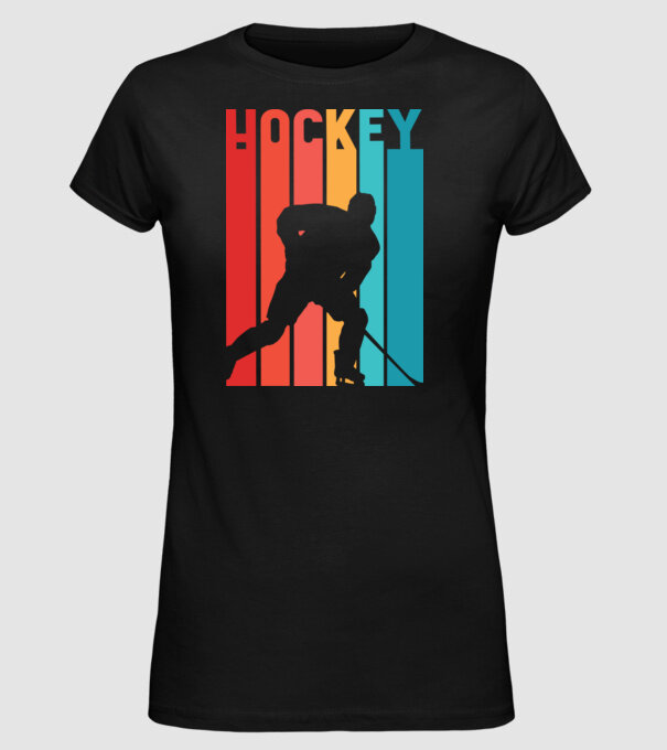 Hochei Retro model negru pe tricou