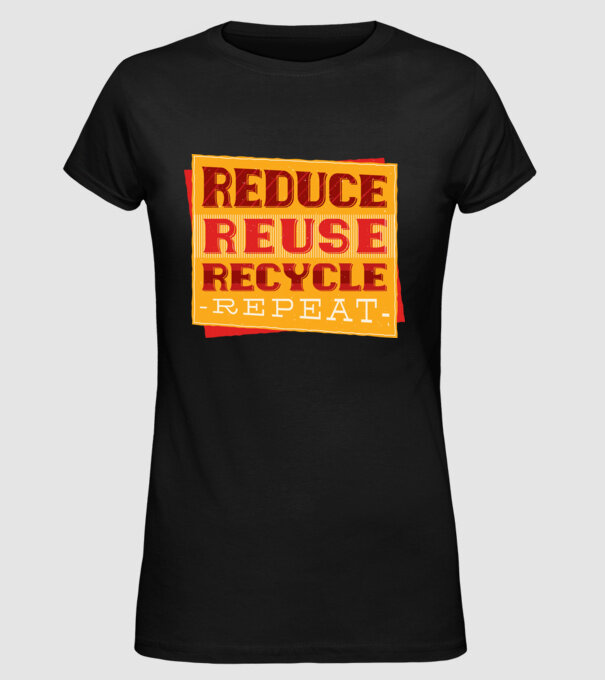 Protecția mediului model negru pe tricou