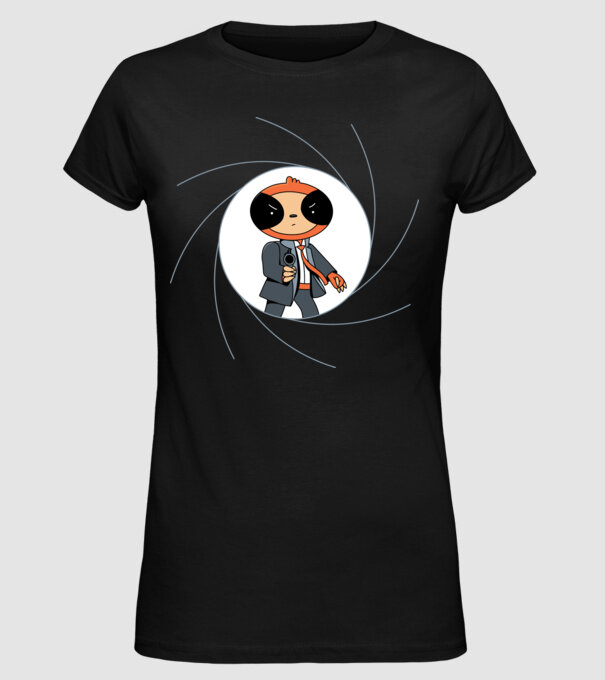Leneș Bond 007 model negru pe tricou