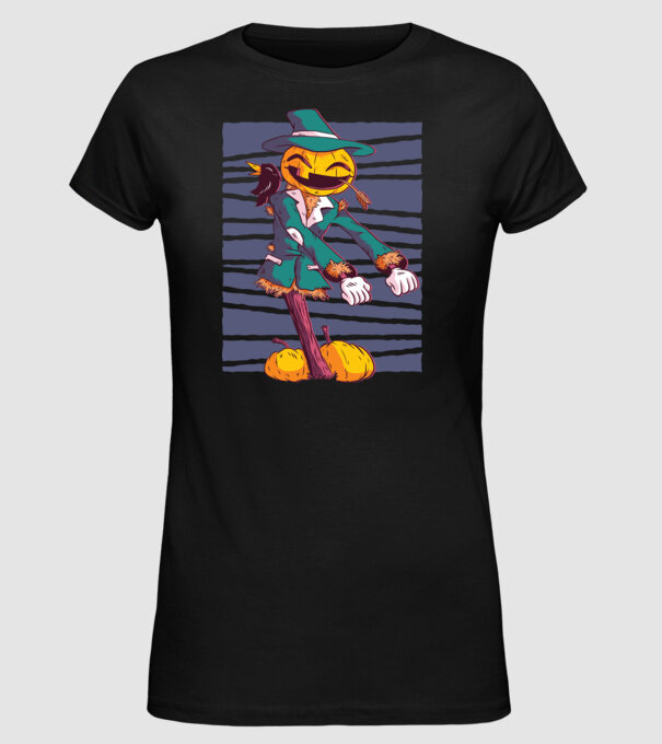 Sperietoare Halloween model negru pe tricou