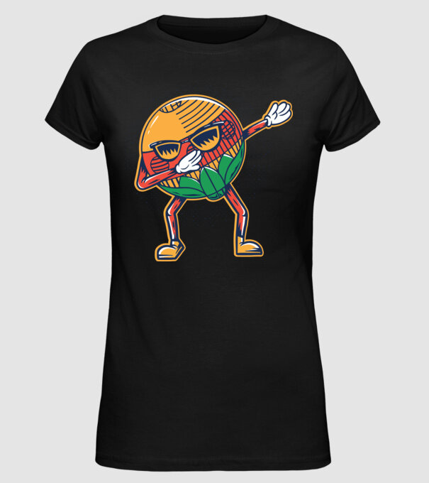 Dubă DAB cărți de joc maghiare model negru pe tricou
