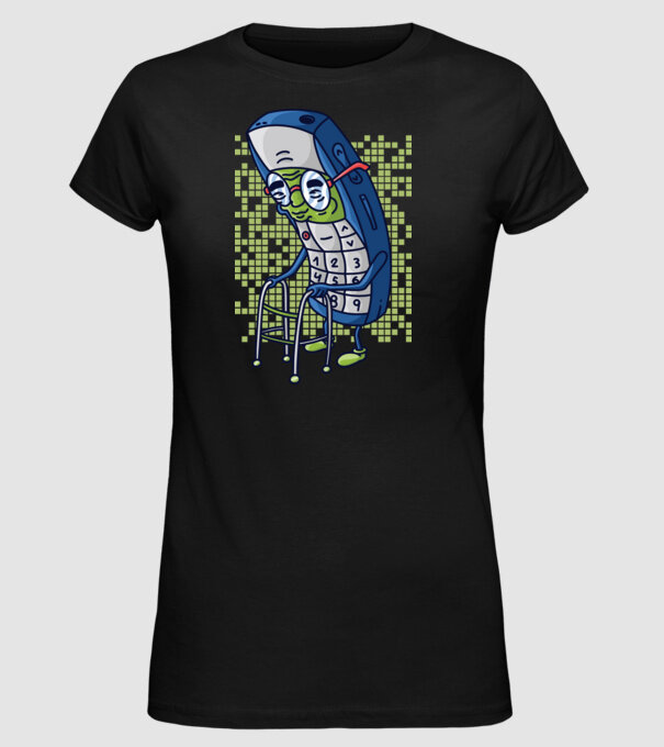 Câine drăguț schiind model negru pe tricou