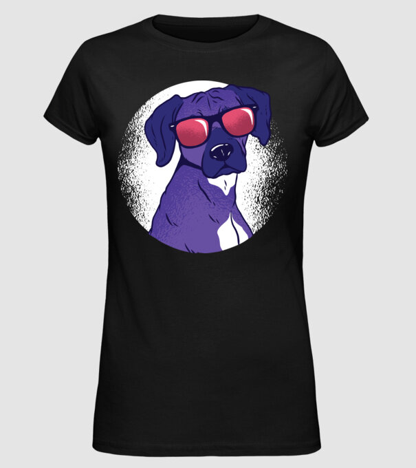 Rhodesian Ridgeback Câine cool cu ochelari de soare model negru pe tricou