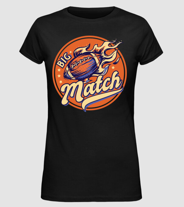 Superbowl meci de fotbal american model negru pe tricou