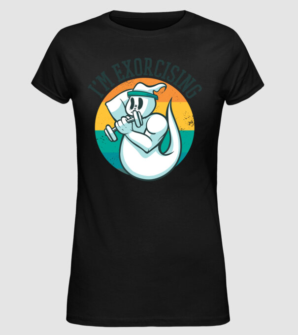 Antrenament Fantomă (Spirit?) model negru pe tricou