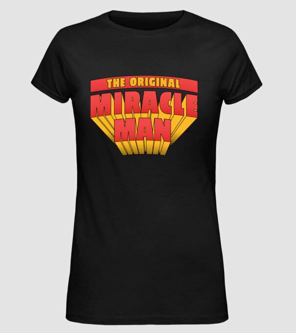 The Original Miracle Man model negru pe tricou