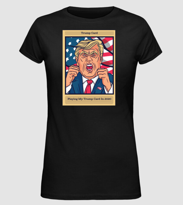 model negru pe tricou