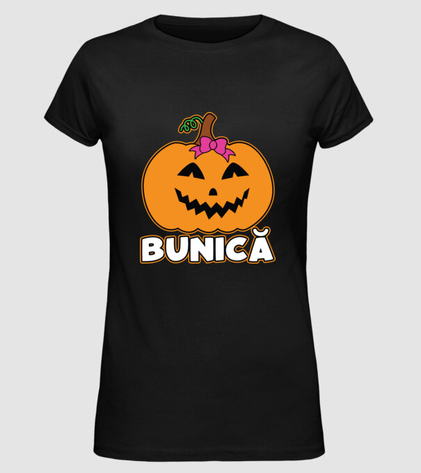 bunică model negru pe tricou