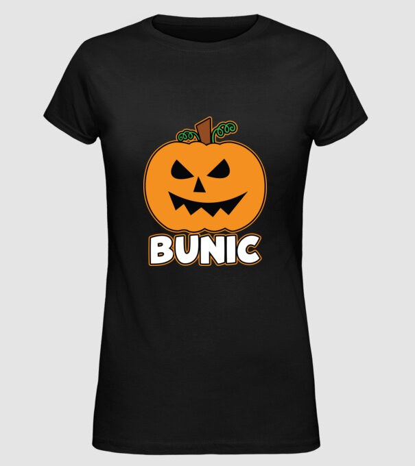 bunic model negru pe tricou