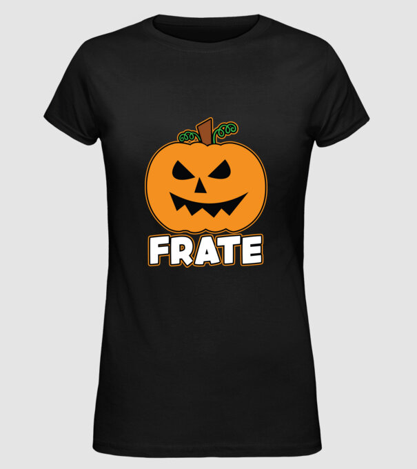 frate model negru pe tricou