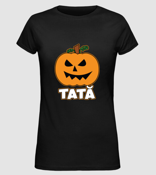 tată model negru pe tricou