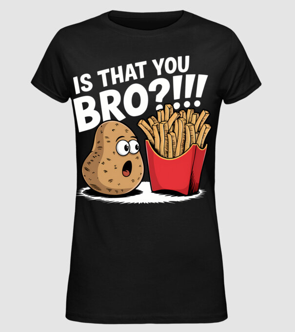 Is that you BRO?!! Negru model negru pe tricou