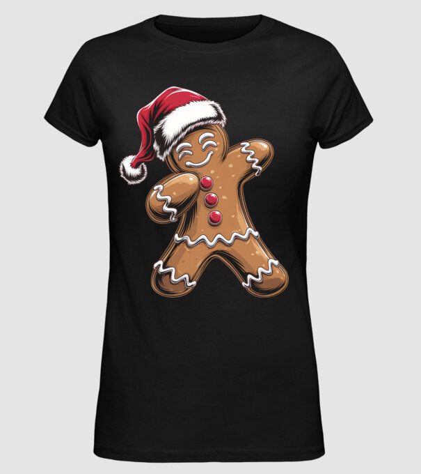 Turtă dulce dab model negru pe tricou