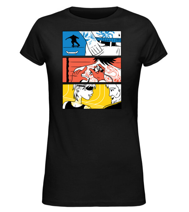  model  pe tricou