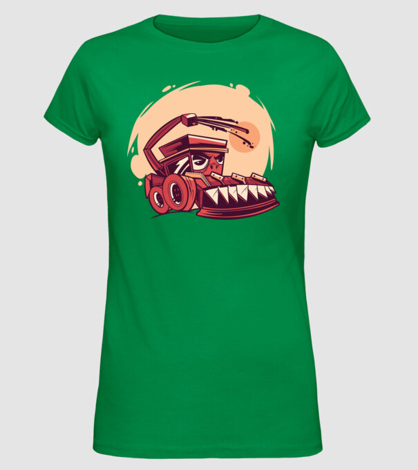 Secerătoare model verde pe tricou