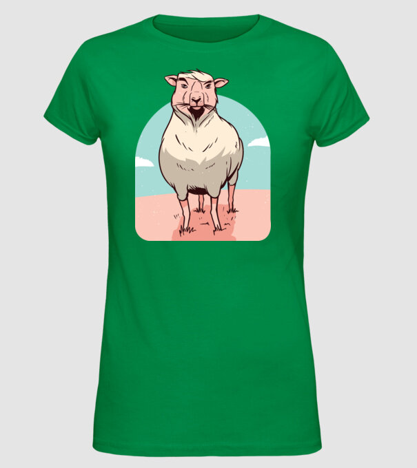 Miel Șobolan model verde pe tricou