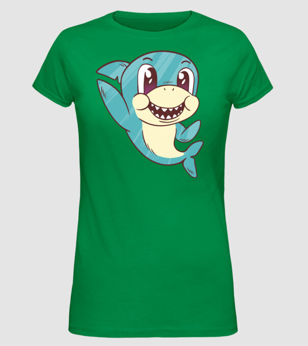 Rechin bebe drăguț model verde pe tricou