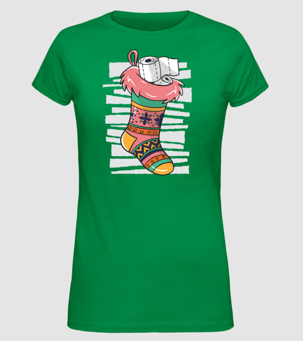 Christmas Gift 2020 model verde pe tricou