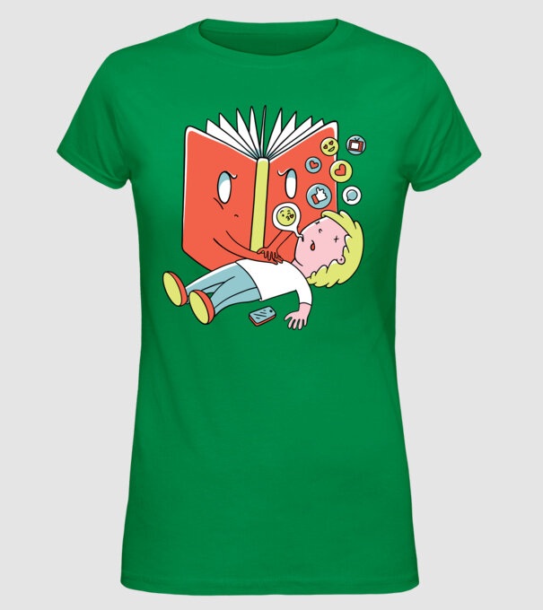 Carte Resuscitare model verde pe tricou
