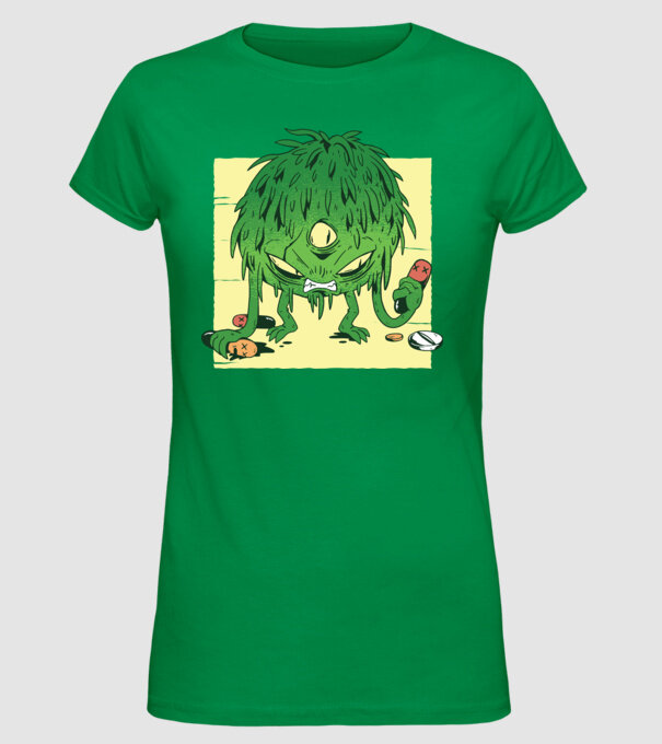 Coronavirus Monstru model verde pe tricou