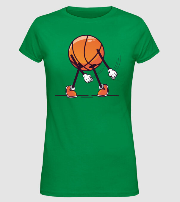 Baschet DAB model verde pe tricou