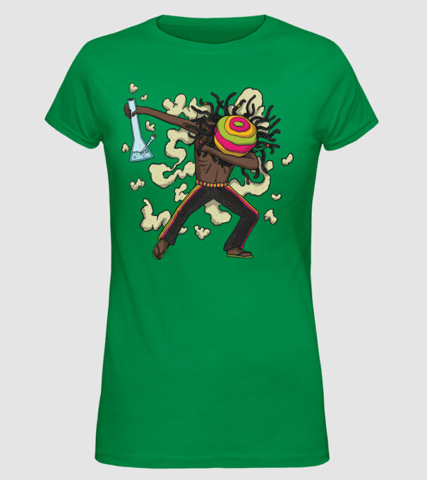 Dreadlock DAB model verde pe tricou