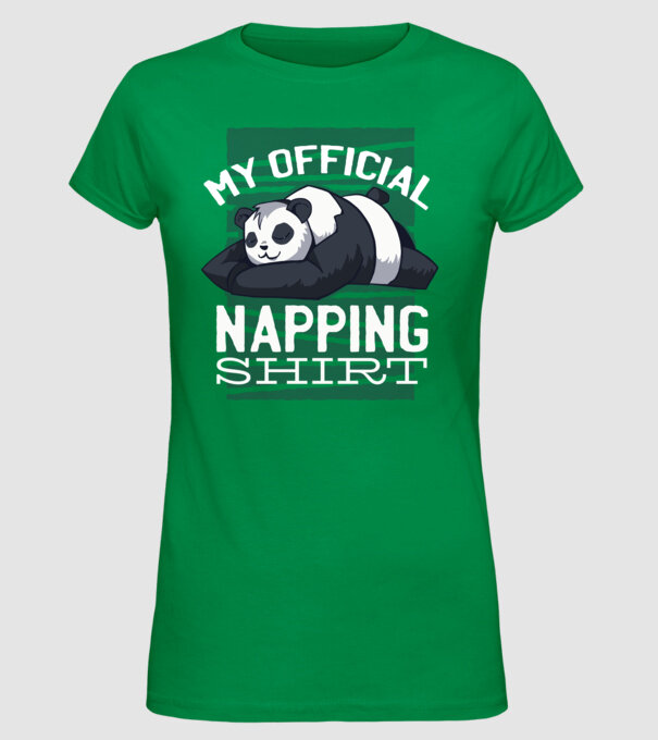 This is my official napping T-shirt, tricou amuzant odihnă model verde pe tricou