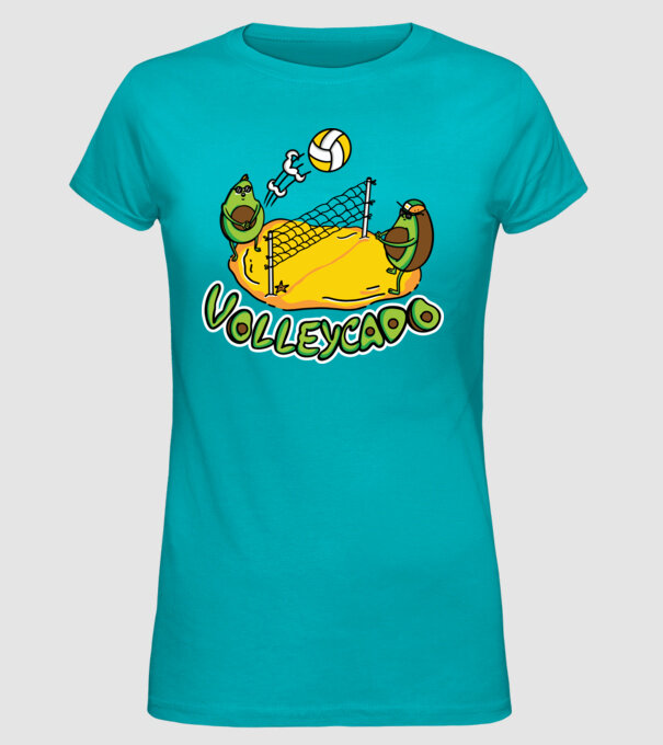 Avocado Volei model turcoaz pe tricou