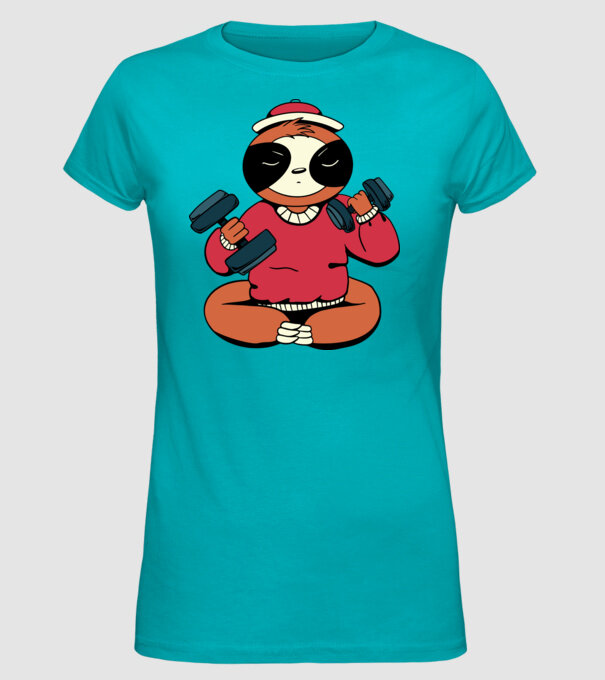 Antrenament Leneș model turcoaz pe tricou
