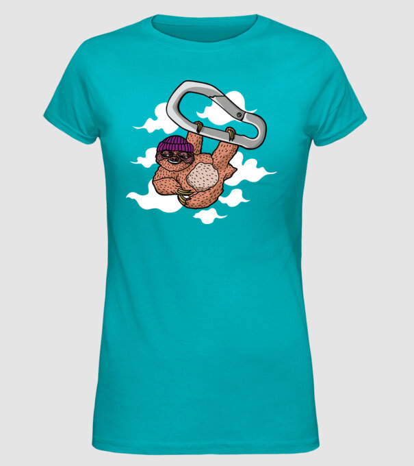 Carabină pentru Leneș model turcoaz pe tricou