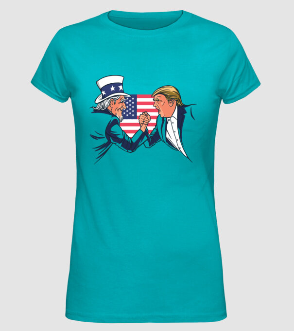 Trump Vs Unchiul Sam SUA 2020 alegeri prezidențiale model turcoaz pe tricou