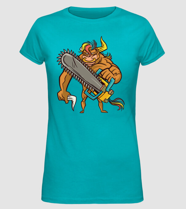Unicorn Taur model turcoaz pe tricou