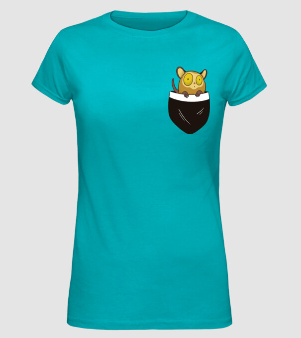 Maki de buzunar model turcoaz pe tricou