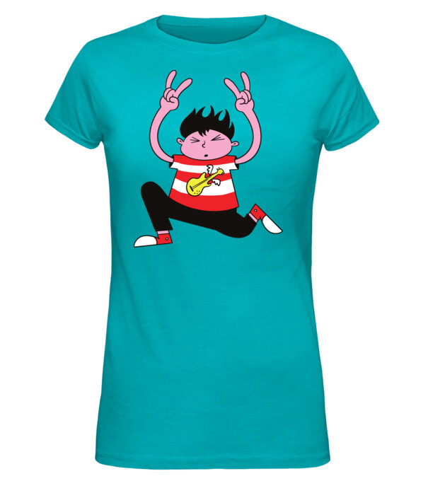  model  pe tricou