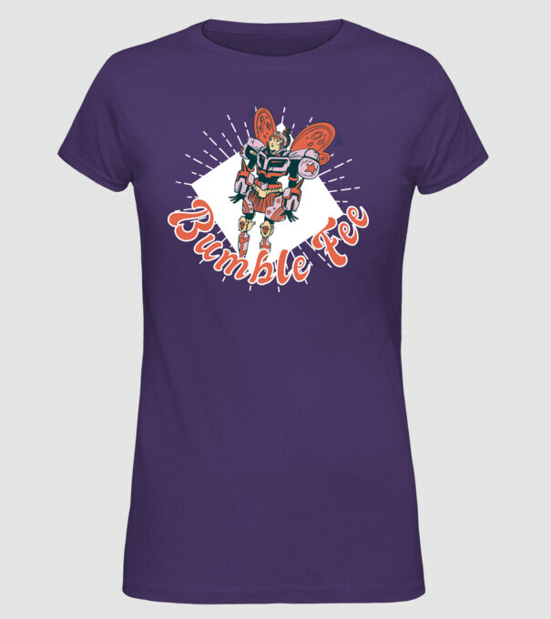 Bumble Fee - Zâna Robot model mov pe tricou