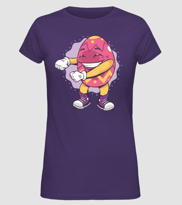 Ouă de Paște DAB model mov pe tricou