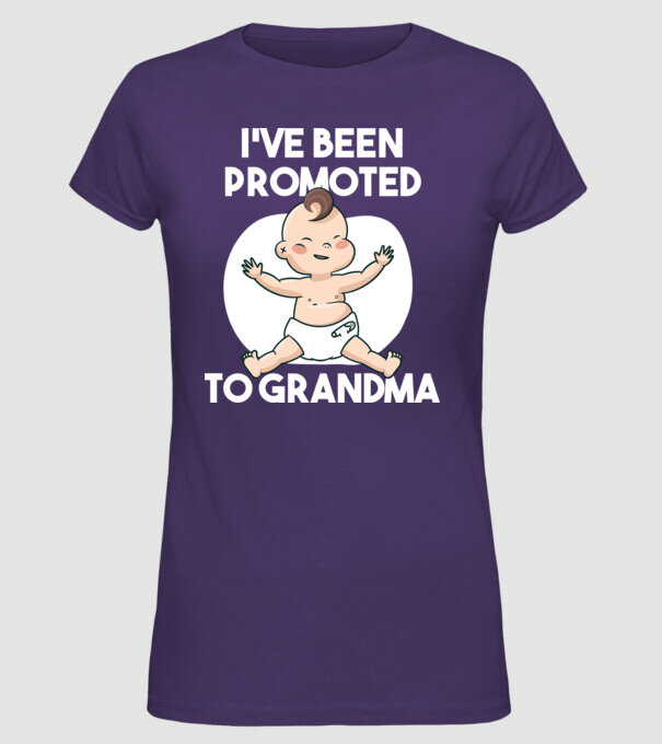 Am devenit bunică model mov pe tricou