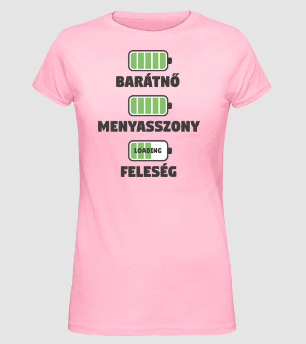 Soție model roz deschis pe tricou