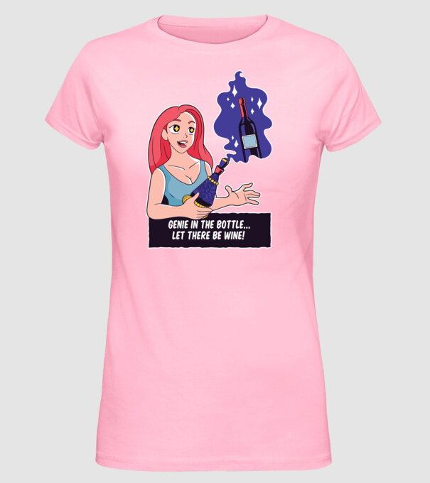 Dorința mea, să fie vin model roz deschis pe tricou