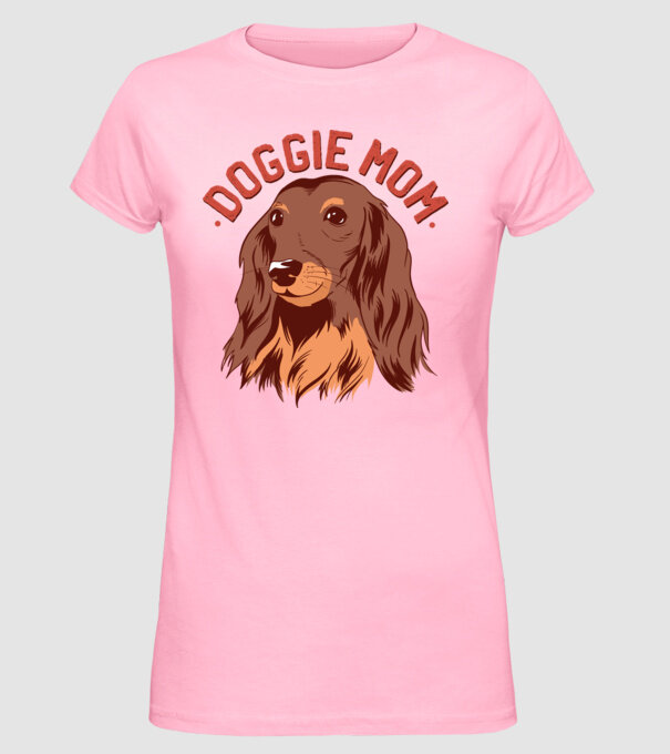 Mamă de Câine model roz deschis pe tricou